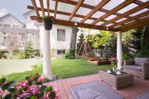 backyard pergola