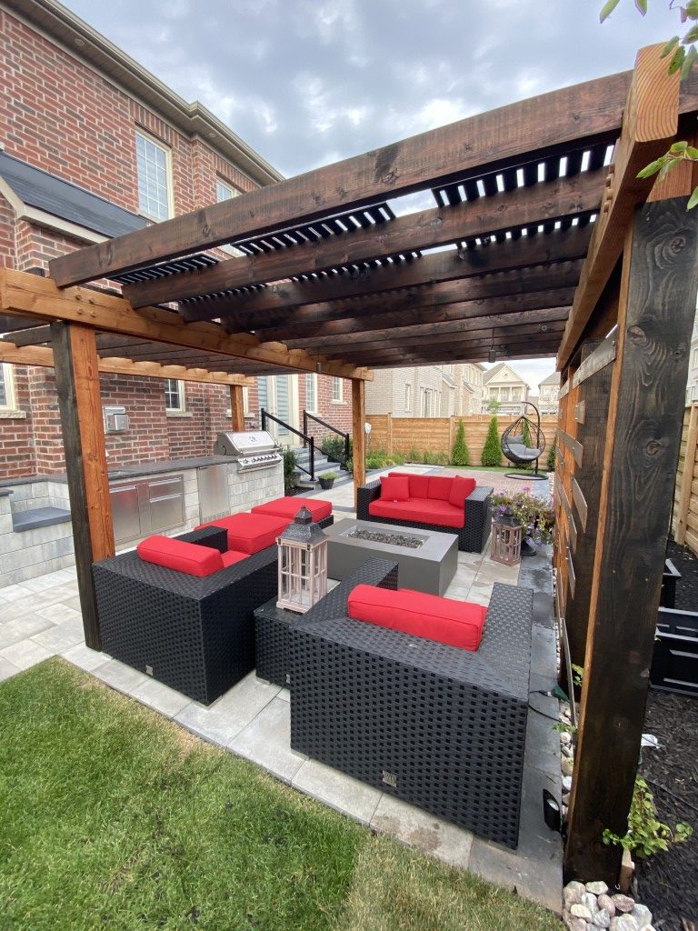 design pergola backyard toronto vaughan