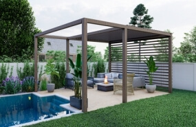 Backyard pergolas contractor services in Whitby