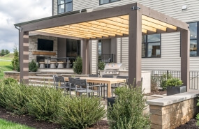 Georgetown backyard pergolas design installation